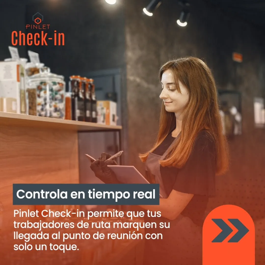 Vista de localizacion precisa de Check-In